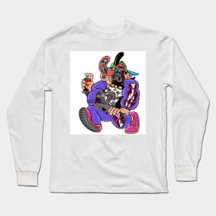 Kaiju Nino Pixel Long Sleeve T-Shirt